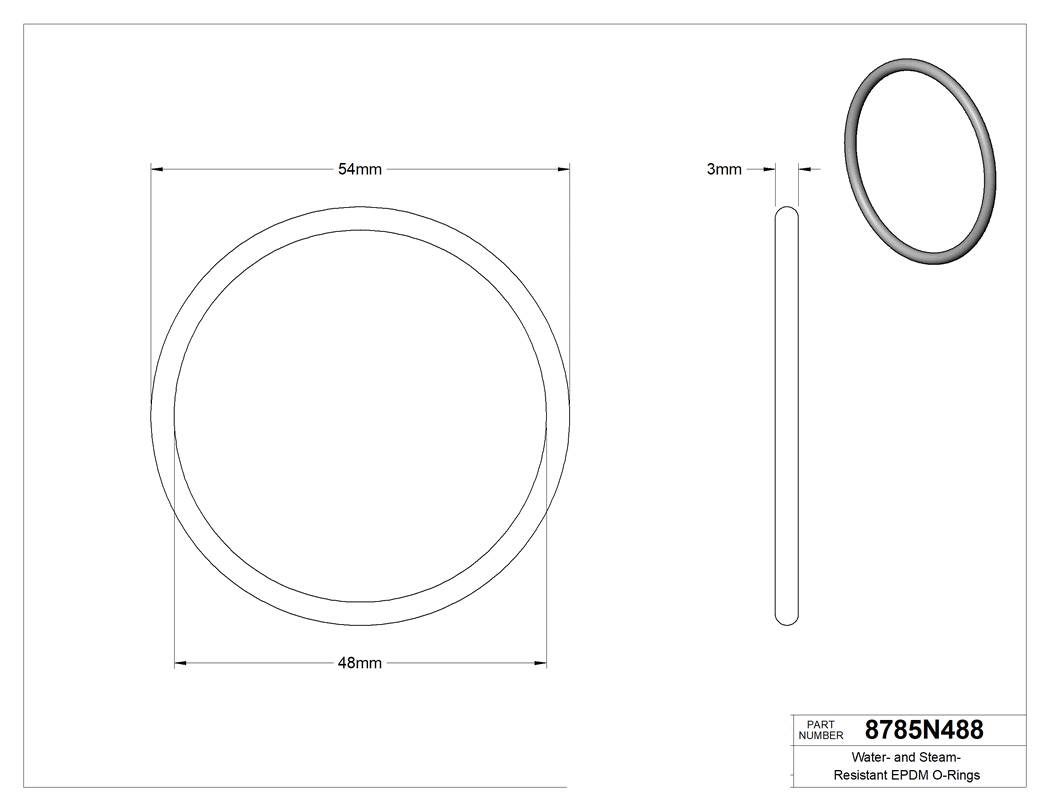 Technical drawing - 8785N488
